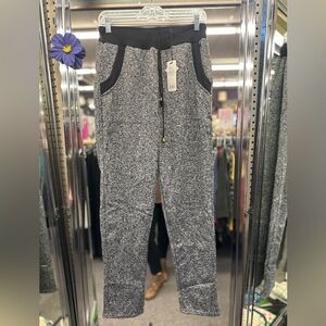 Minerva mens medium grey pants- joggers NEW